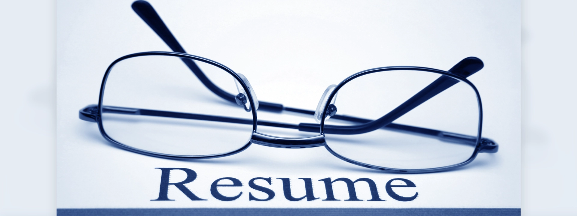 The top of an employment resume.